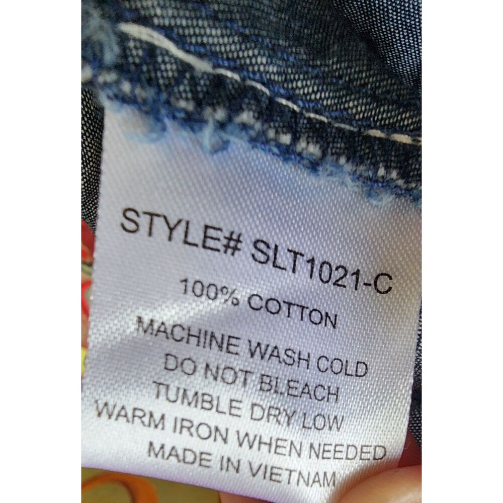 New Mix Medium Crop Bustier Corset Top Denim Front Zip Adjustable Shoulder Strap - Picture 7 of 7